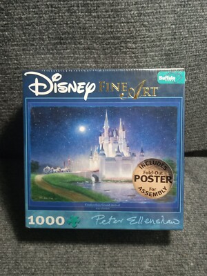 new✨Jigsaw Puzzle Peter Ellenshow Disney New Disney Fine Art 1000 Piece Puzzle Cinderella Peter