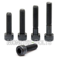  0-80 Socket Head Cap Screws, Alloy Steel w/ Black Oxide, SAE Fine Thread