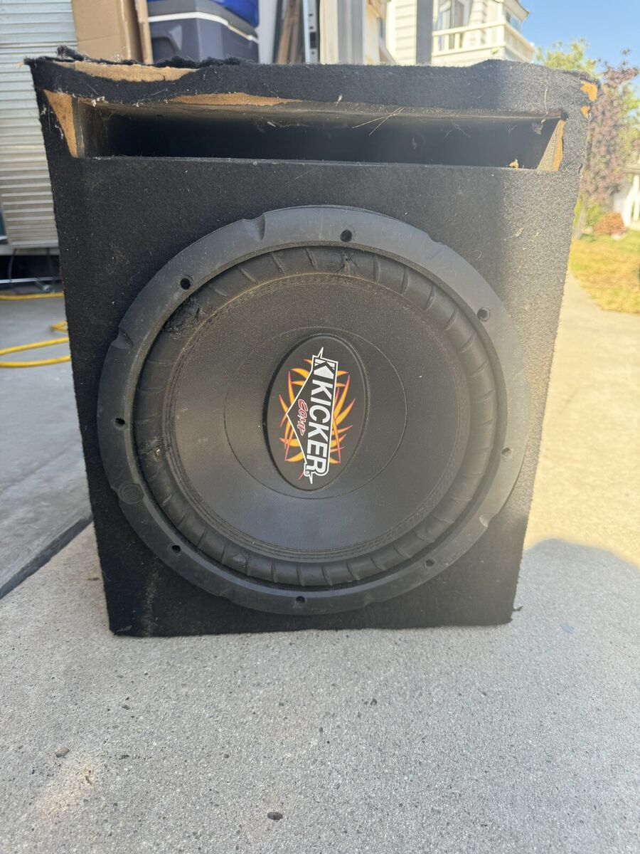 Old School KICKER Comp 10 - RARE - 8 Ohm Version - Fully Old School KICKER Comp 10 - RARE - 8 Ohm Version - Fully