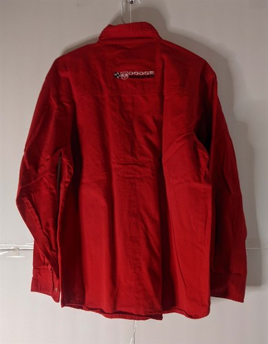 DODGE RAM MOTORSPORTS RED BUTTON DOWN SHIRT MEDIUM BLUE GENERATION - Picture 2 of 2