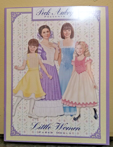 Little Women Paper Dolls Peck Aubry SIGNED Linda Peck 2001 ( Uncut )