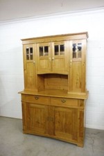 Antiker Küchenschrank Buffetschrank Schrank aus Weichholz um 1900 Jugendstil