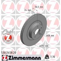 2X Zimmermann Bremsscheibe 530.2458.20
