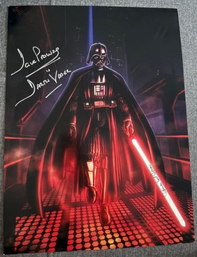 STAR WARS DARTH VADER DOPPELT SIGNIERTE PROWSE / EARL JONES COA