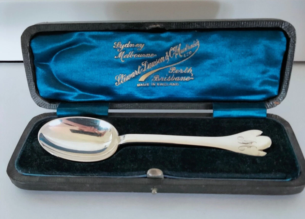 William Gallimore & Sons 1918 Sterling Silver Spoon-Original Stewart Dawson Box