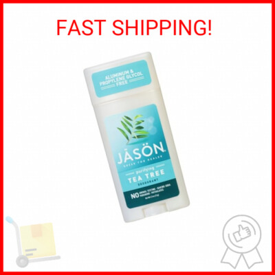 Jason Aluminum Free Deodorant Stick, Purifying Tea Tree, 2.5 Oz (Pack of 3)
