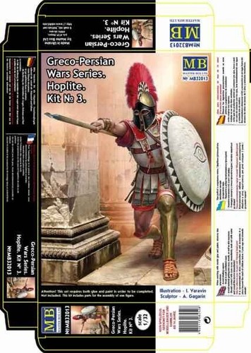 MASTER BOX 32013 Plastic Figure Kit Scale 1:32 Hoplite Greco-Persian Wars Series