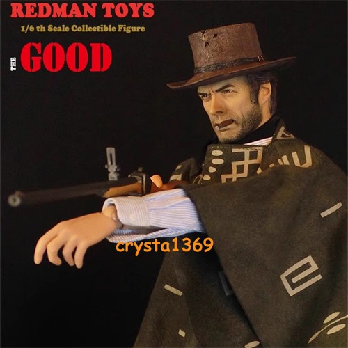 STOCK REDMAN TOYS 1/6 Scale 12" Cowboy The Good Action Figure RM042 Collectible - Picture 5 of 11