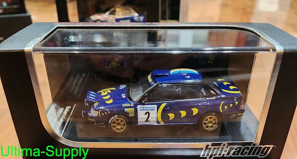 ミニカー MIRAGE 1/43 Subaru Legacy RS 1993 HPI 1/43 SUBARU LEGACY RS 1993 SWEDISH RALLY #2 C.McRae/D.Ringer