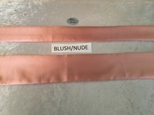BLUSH / NUDE SILKY SATIN SASH IN ASSORTED WIDTHS AND LENGTHS  *UK MADE/SELLER*
