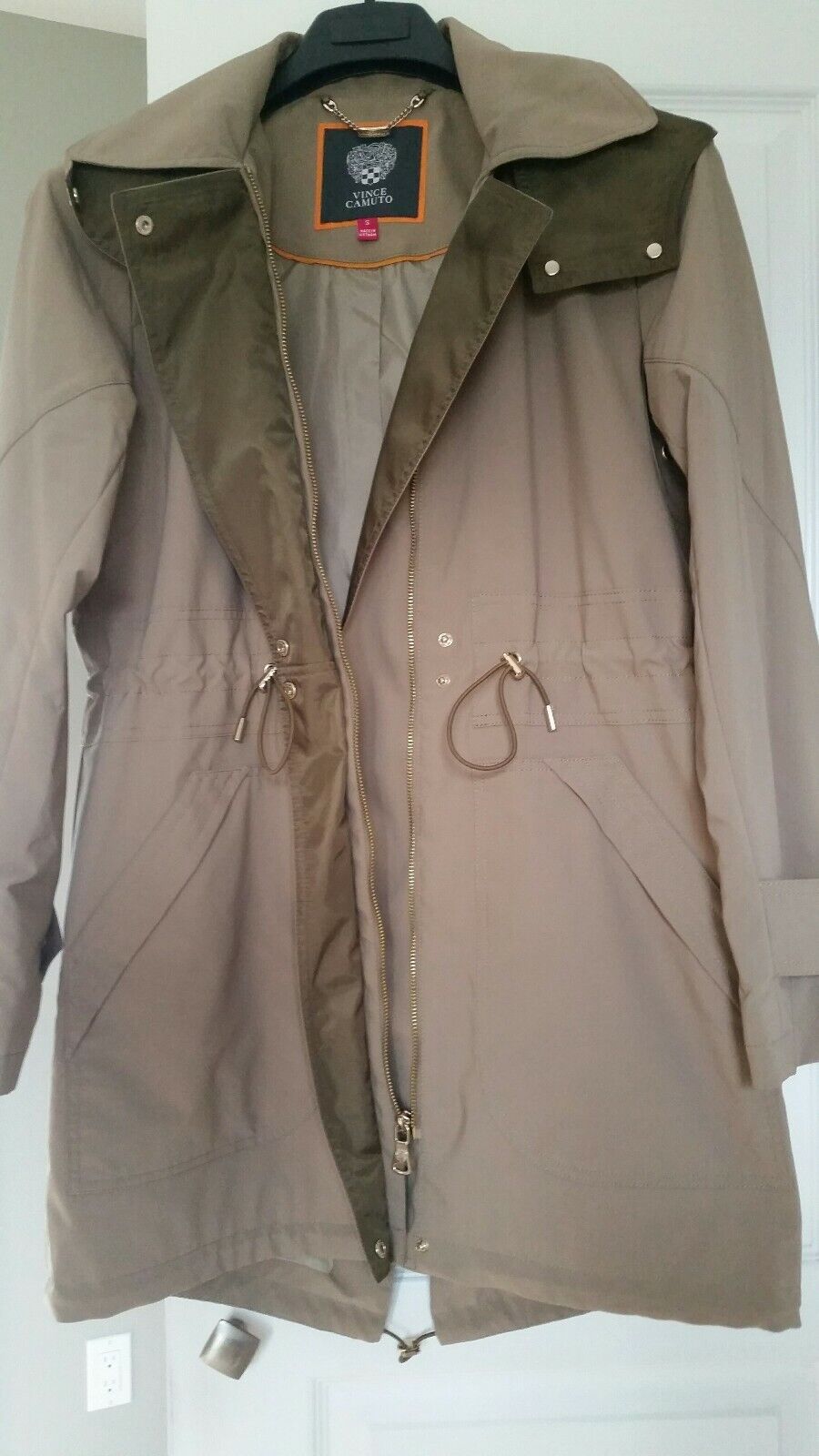 Women Vince Camuto Modern Beige / Khaki Trench Co… - image 1