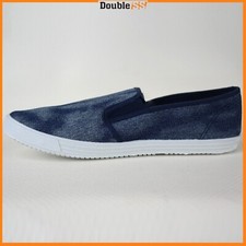 Scarpe da Uomo in Jeans Slip On Mocassini Basse Eleganti Comode Senza Lacci Blue