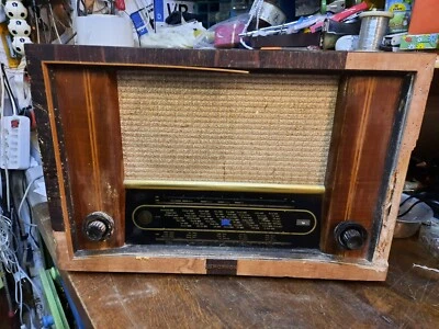Röhrenradio Radio Antik alt Sammler Lumeta Lumophon Super WD 571, als DEFEKT - Bild 1 von 4