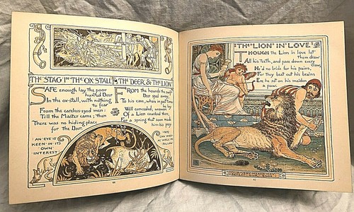 Walter Crane - Baby's Own Aesop - 1st/1st 1887, George Routledge - Scarce - Picture 9 of 12
