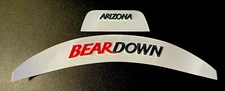 3D Bumpers - AZ Wildcats Flex Set, for a Full Size Football Helmet