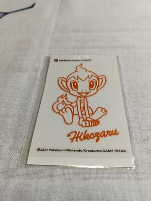 Chimchar Sealed Pokemon Center Online Sticker Japanese Nintendo