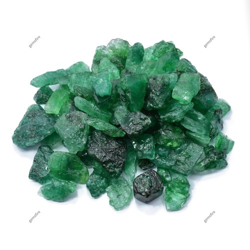 Piedra preciosa suelta verde esmeralda áspera 300 quilates natural sin cortar tamaño enorme CERTIFICADA - Imagen 3 de 11