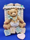 Enesco Cherished Teddies - #203718 Wall Plaque Baby Sleeping Playing 1996