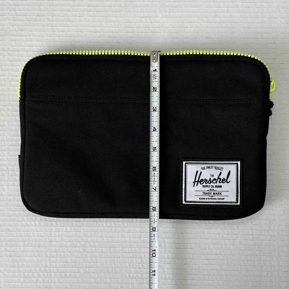 Manga de anclaje Herschel Supply Company 11-12", cremallera negra verde  Foto 3 de 4