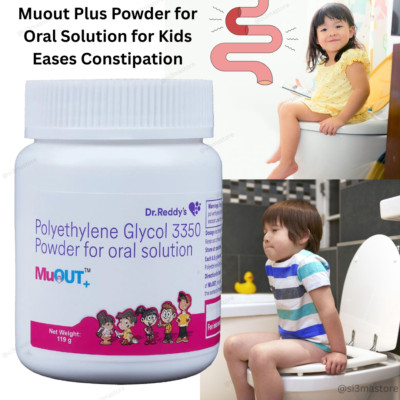 Muout Plus Powder Natural Detox Oral Solution for Kids Eases Constipation 119gm