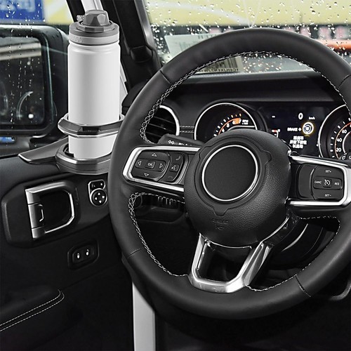 Left Side Door Cup Holder for Jeep Wrangler JL JLU 4XE 2-door 4-door 2018-2024 - Picture 2 of 8