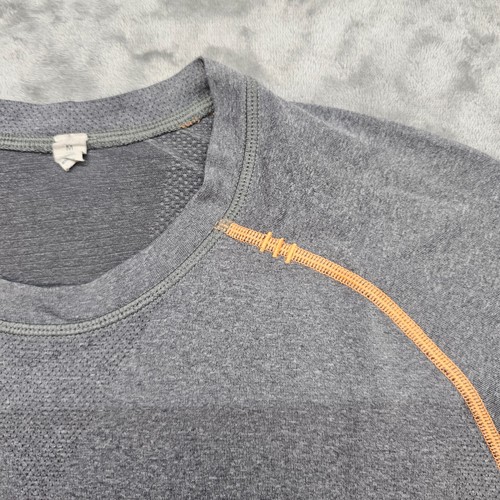 Lululemon performance long sleeve shirt mens medium gray pullover base layer - Picture 5 of 15