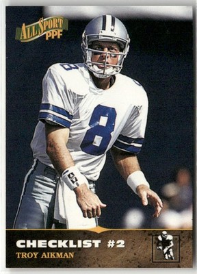 1996-97 SCORE BOARD ALL SPORT PPF #100 TROY AIKMAN DALLAS COWBOYS