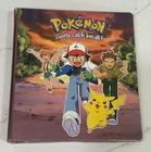 Pokemon Ash Ketchum Vintage Card 3 Ring Binder - Empty, Used 1999 Pikachu Misty
