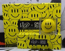 VICE GREG MIKE  SMILEY  ONE NEW PREMIUM GOLF BALL W/ HOLDER