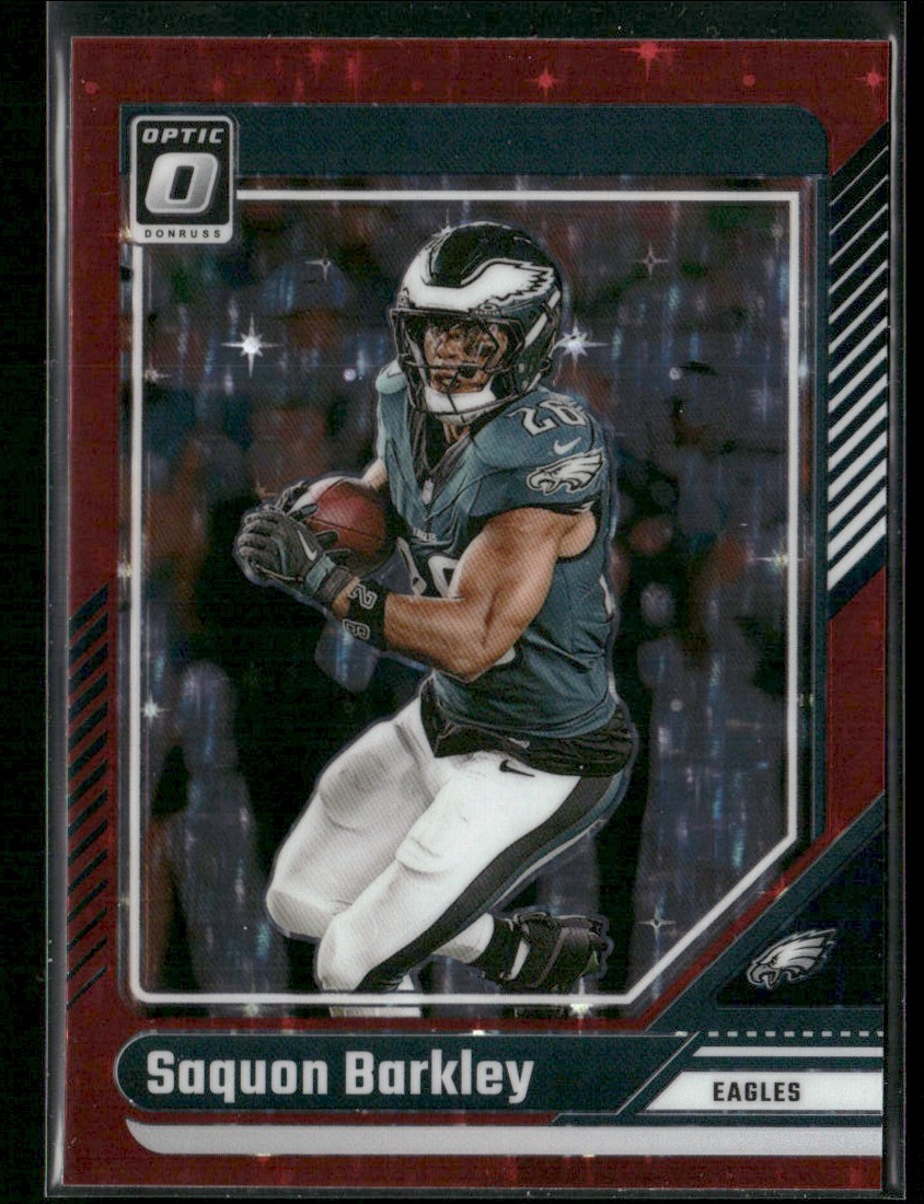 2024 Donruss Optic Red Stars Saquon Barkley Philadelphia Eagles #159