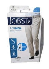 Jobst Compression Stockings For Men Knee Socks CT 15-20mmHg Black XL NEW 115003