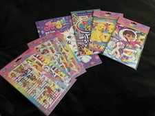 New, Complete Lisa Frank Lot Of Stickers, Coloring Book, and Journals Vintage