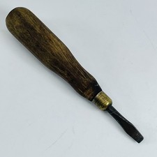 Vintage Mayhew Flathead Screwdriver Wood Hand...