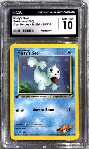 Misty's Seel (1st Edition) graded CGC 10 for sale on eBay
