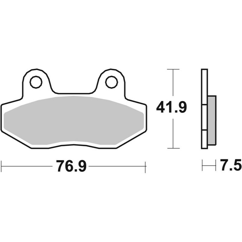 Brake Pads for HONDA CBX 250 RS 1985-1987 Front Sinter Street Brembo - Image 4