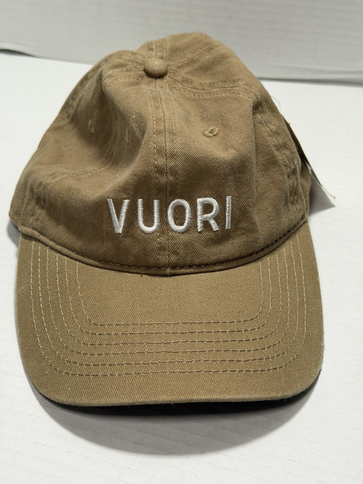 Vuori Ball Cap Camel Strap Back Adult Unisex Adjustable image 9