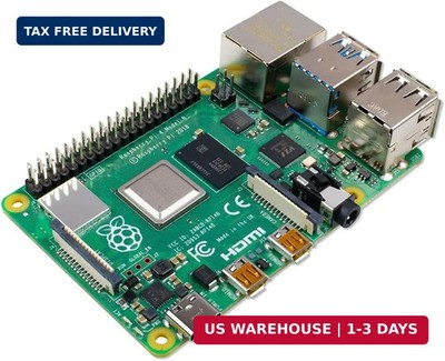 Raspberry SC15184 Pi 4 Model B 2019 Quad Core 64 Bit WiFi Bluetooth (2GB)