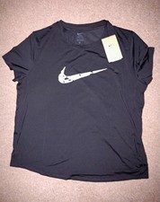 Nike Womens  Dri-Fit Large T-Shirt Black