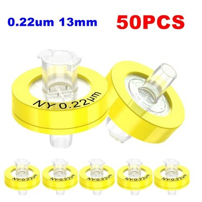 Nylon Membrane Syringe Filter 13mm 0.22μm Hydrophilic Female Luer Lock