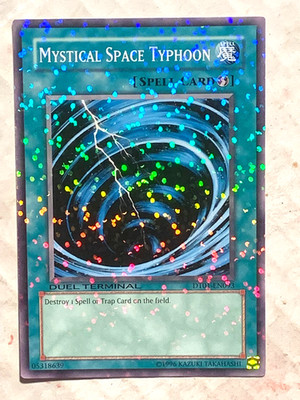 yugioh Mystical Space Typhoon DT01-EN093 Normal Parallel NEAR MINT