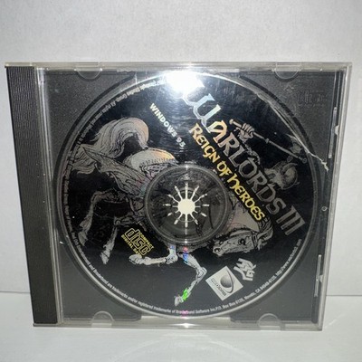 Warlords III Reign of Heroes PC CD ROM Windows Disc No Manual Vintage 1997