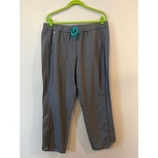 NWT FIGS Prestea Crop Gray Nursing/Doctor Scrub Pants Size XL