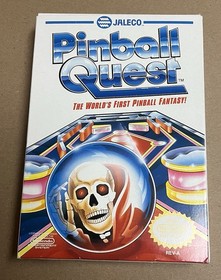 PINBALL QUEST Game complete with Box & Manual Nintendo NES