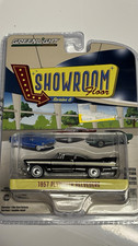 GreenLight Showroom Floor Series 6 1:64 1957 Plymouth Belvedere Black Diecast