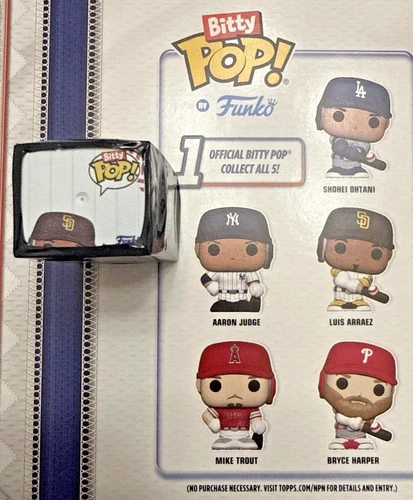 Luis Arraez Funko Bitty Pop 2026 Topps Series 1 Super Box Exclusive - New Sealed