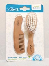 Dr. Brown's Soft and Safe Baby Brush  Comb Set Brand New Still Sealed