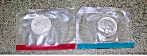 1979 Uncirculated P&D Roosevelt Dimes in Mint Cello Packages