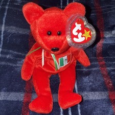 Ty Beanie Baby - OSITO the Mexico / Mexican Flag Bear