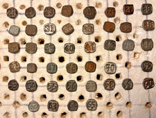 43 Vintage Square Date Nails Indented Dates (1921&ndash;1965) - Free Shipping