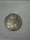 1916 Key-Date Silver Walking Liberty Half Dollar. Very Nice Condition VF/XF